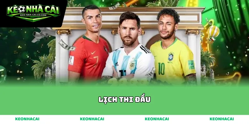 Giao diện tra cứu lịch thi đấu bóng đá hiện đại và trực quan